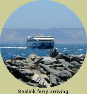 Sealink ferry arriving